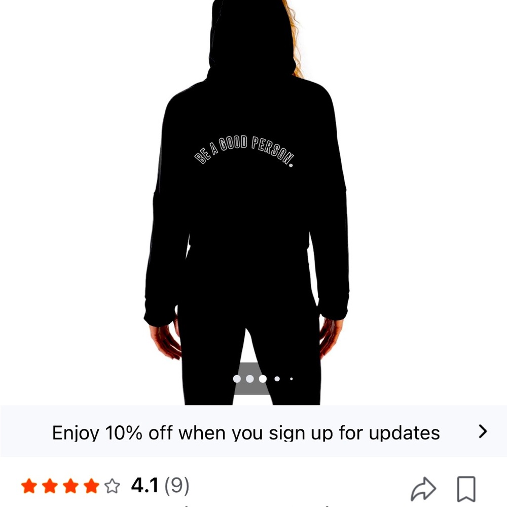 lululemon be a good person collab scuba half zip hoodie xs/s nwot